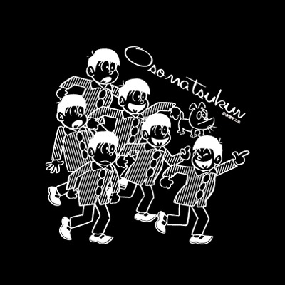 「おそ松くん」トートバッグ（モノクロVER）