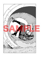 複製原画が並べられた「枝垂ほたるファッションショー」のイメージ。