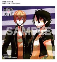 「葬除屋XRAID」2巻をアニメイトにて購入した人に進呈される、描き下ろしの特製ミニ色紙。(C)INDIVISION/SQUARE ENIX