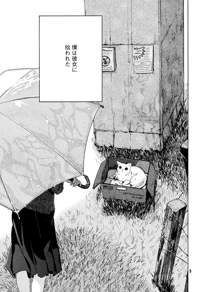 「彼女と彼女の猫」のマンガ版より。