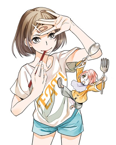 「みつめさんは今日も完食」カット