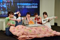 本日2月28日に東京・池袋のニコニコ本社にて行われた「ミュージカル『美少女戦士セーラームーン』-Un Nouveau Voyage-」DVD発売記念イベントの様子。