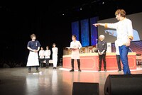 花江夏樹に食戟を申し込まれる松岡禎丞。