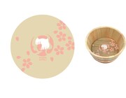 「ふろがーる！」と伊勢丹新宿店とのコラボにより制作された、オリジナルの湯桶。