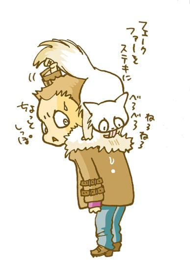 「早乙女くんとQちゃん」のカラーカット。