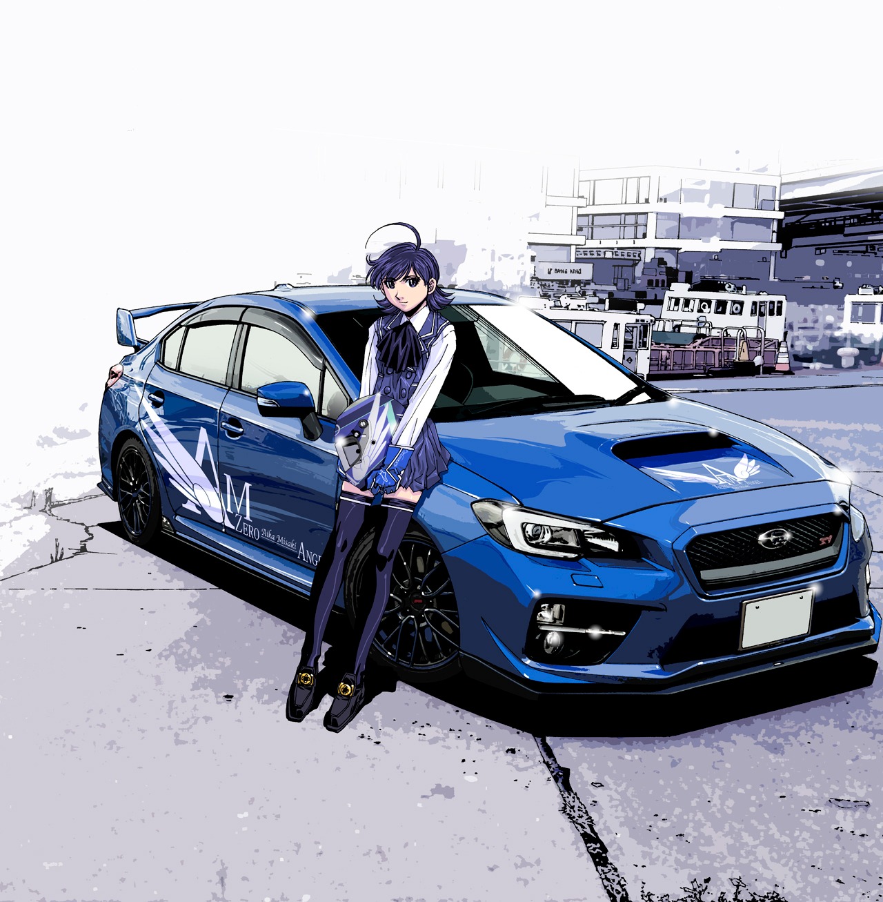 「ゼロ エンジェル～爽碧の堕天使～」のカラーカット。(c)KIA ASAMIYA 2016・SHONENGAHOSHA