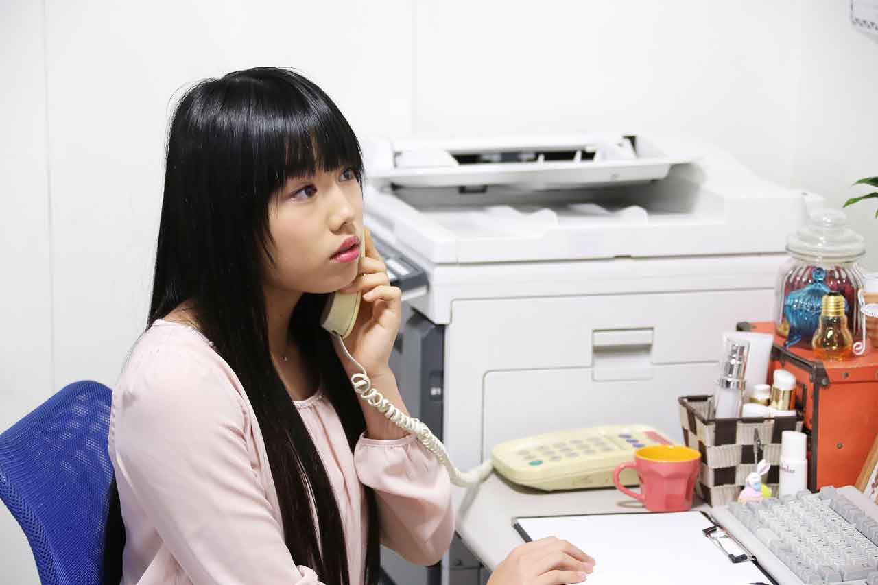 遠藤早苗役の廣田あいか（私立恵比寿中学）。
