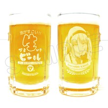 「生いきビール」コラボジョッキ (c) 2016 コトヤマ・小学館／シカダ駄菓子