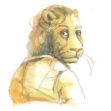 板垣巴留「ビーストコンプレックス」予告カット