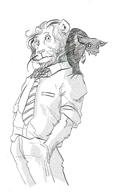 板垣巴留「ビーストコンプレックス」予告カット