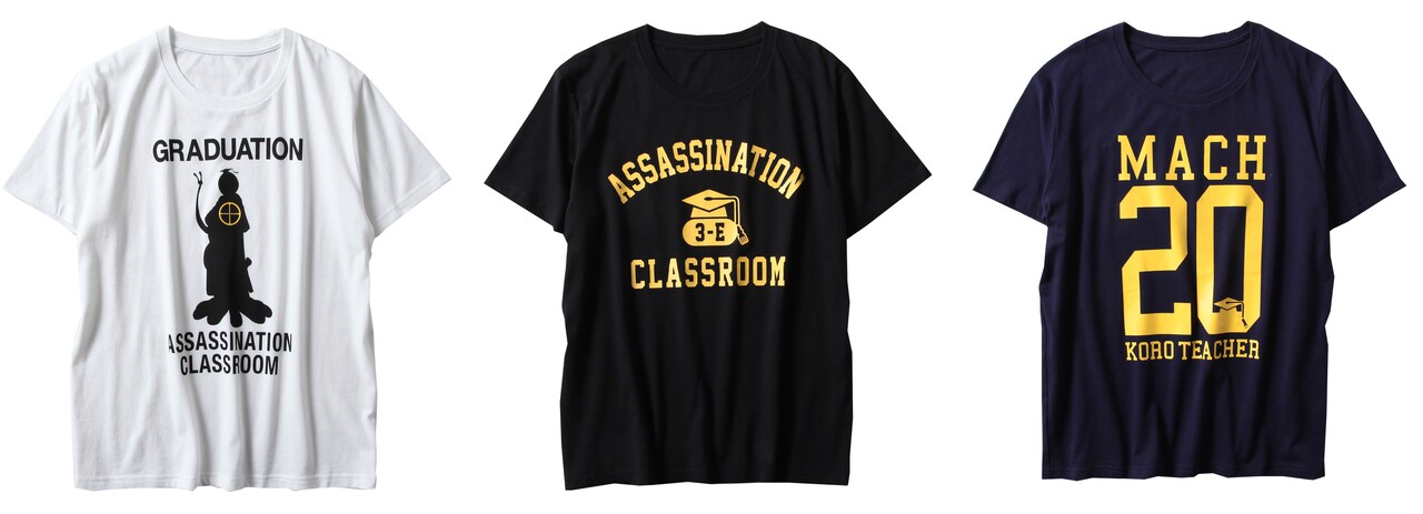 「暗殺教室」親子で着れるシンプルなTシャツ、殺せんせーと帽子シルエット