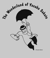 Tシャツ「空飛ぶおじさん」のデザイン。