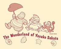 Tシャツ「ふしぎの国の住人たち」のデザイン。