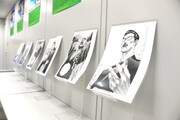 サイン会の会場には「アダムとイブ」の原画も展示された。