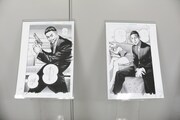サイン会の会場には「アダムとイブ」の原画も展示された。