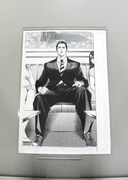 サイン会の会場には「アダムとイブ」の原画も展示された。