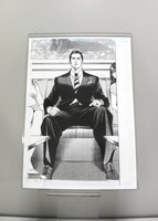 サイン会の会場には「アダムとイブ」の原画も展示された。