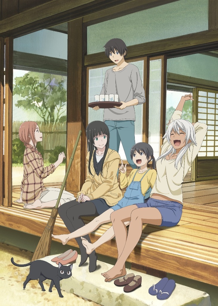 アニメ「ふらいんぐうぃっち」キービジュアル（文字なし）