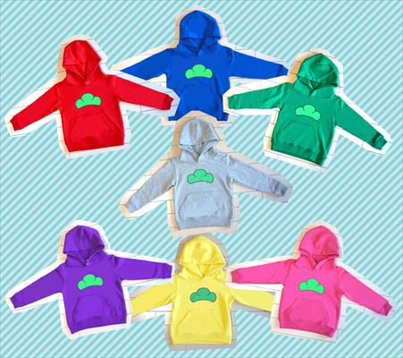 キッズサイズの「松パーカー」。