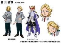 青山優雅の設定画。