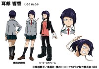 耳郎響香の設定画。