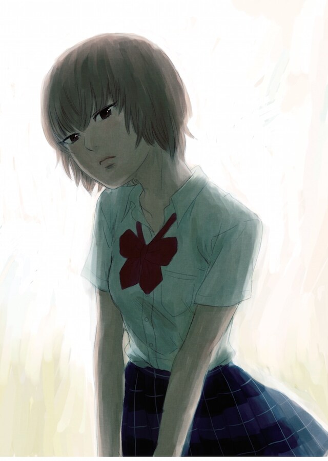 「惡の華」のイラスト。(c)押見修造／講談社