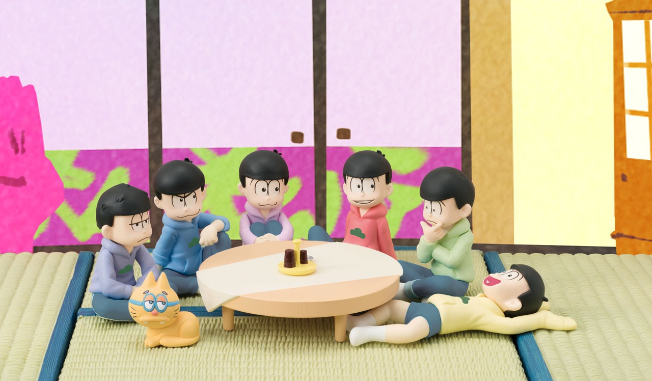 「パルメイトぷち おそ松さん ちゃぶ台集合！セット」