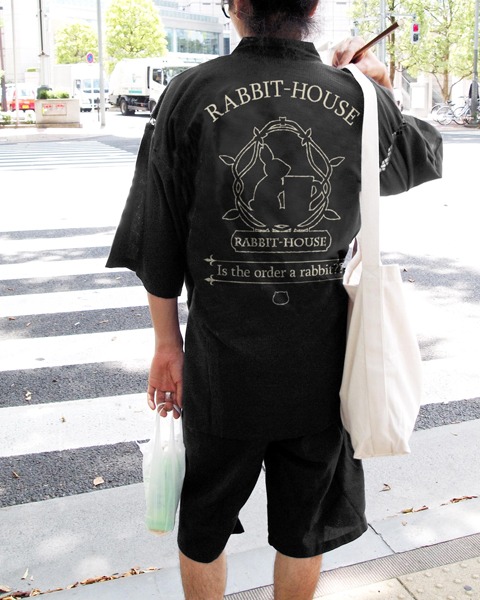 「ラビットハウス 甚平」着用例