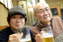 加藤ジャンプ（左）と土山しげる。