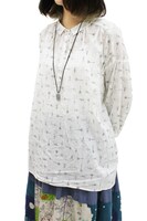 「ラビットハウス シルバーペンダント」着用例