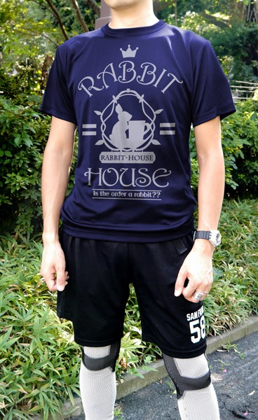 「ラビットハウス ドライTシャツ」着用例