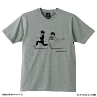 「究極超人あ～る あ～る＆さんごTシャツ」のグレー。