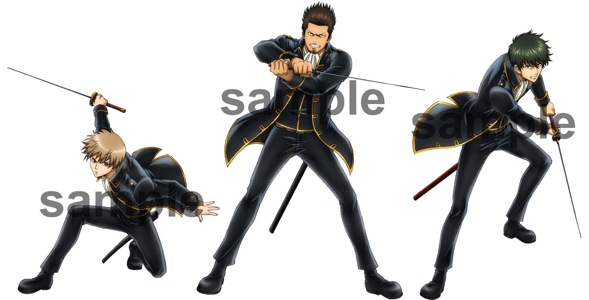 J-WORLD TOKYO限定の描き下ろしイラスト。 - 「銀魂」J-WORLDの真選組