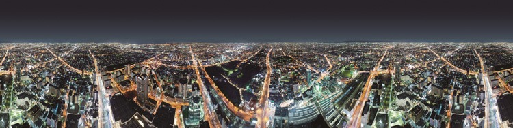 あべのハルカスからの夜景。