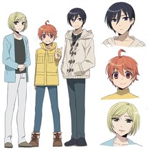 有頂天BOYSのビジュアル。立ちカットの左から伊吹（CV：山本和臣）、竜児（CV：花江夏樹）、隼人（CV：八代拓）。