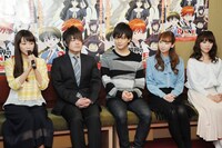 （左から）三森すずこ、松岡禎丞、石川界人、井上麻里奈、Pile。