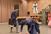 公開稽古の様子。