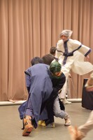 公開稽古の様子。