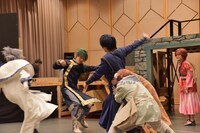 公開稽古の様子。