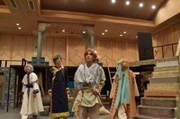 公開稽古の様子。