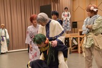 公開稽古の様子。