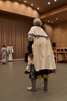 公開稽古の様子。