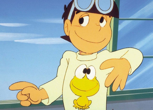 アニメ「ど根性ガエル」場面カット