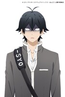 テレビアニメ「はんだくん」のティザービジュアル（白目ver.）。