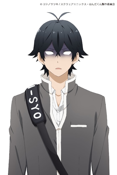 「はんだくん」のティザービジュアル（白目ver.）。