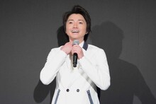 チョコを配り終えた藤原竜也。
