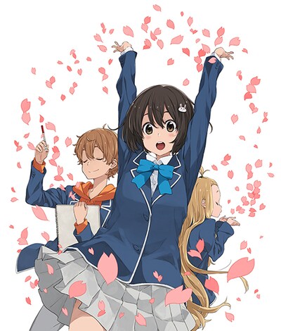 「この美術部には問題がある！」原作者いみぎむるによる、テレビアニメ化記念イラスト。