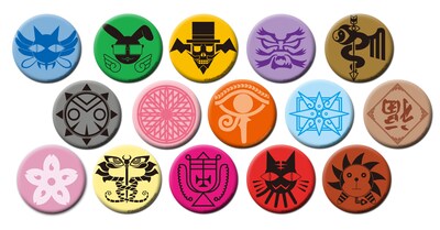 「足洗邸の住人たち。」紋章缶バッジ（全15種）