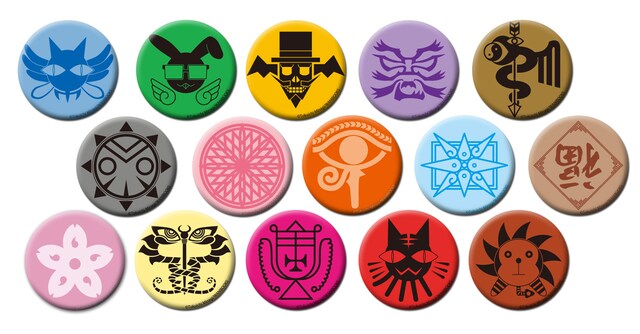 「足洗邸の住人たち。」紋章缶バッジ（全15種）