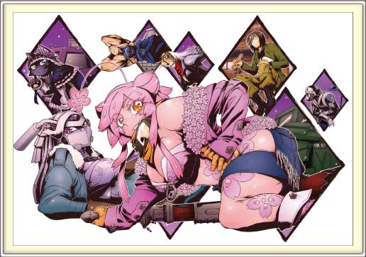 プリモアート複製原画（B4サイズ・全6種）のうち1種。